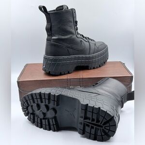 Wmns Air Jordan 1 High Brooklyn 'Triple Black'